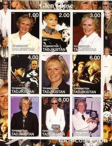 Sellos: TADJIKISTAN. GLEN CLOSE - Foto 1