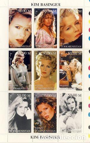 Sellos: TURKMENISTAN. KIM  BASINGER. - Foto 1