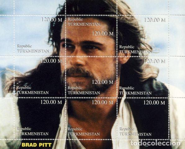 Sellos: TURKMENISTAN. BRAD  PITT. - Foto 1