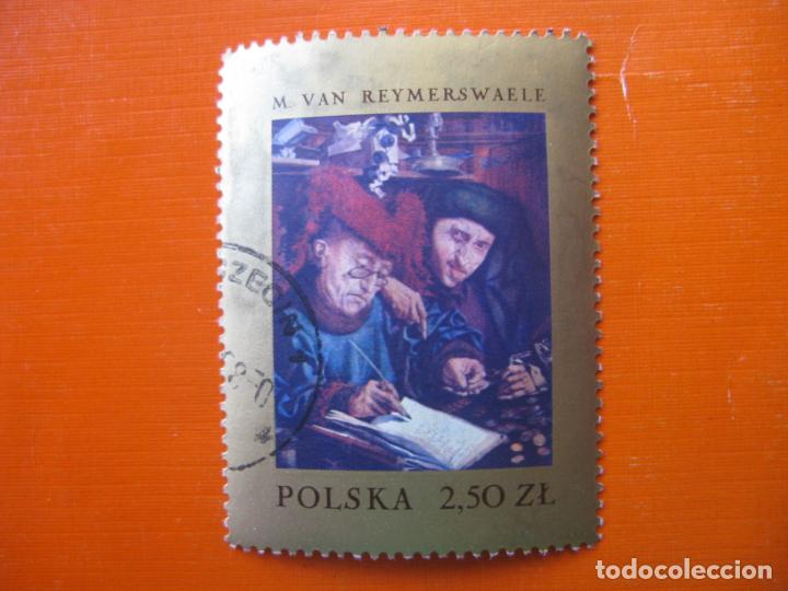 Sellos: -polonia 1967, obra de m. van reymerswaele, Yvert 1664