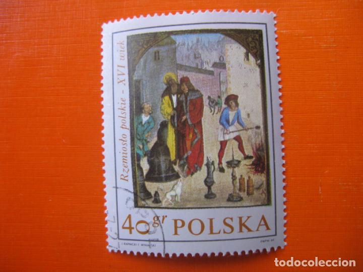 Sellos: -polonia 1969, artesania polaca en lapintura del siglo XVI, Yvert 1813