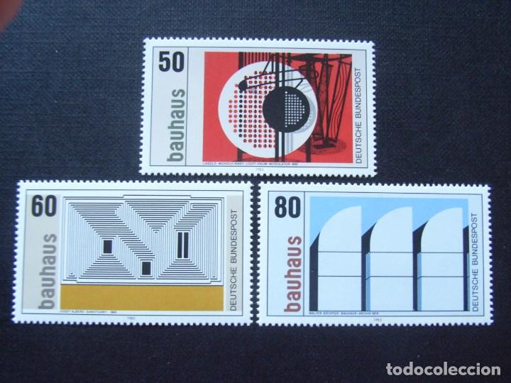 Selos: ALEMANIA FEDERAL N&ordm; YVERT 996/8*** A&Ntilde;O 1983.PINTURA. CENTENARIO NACIM. W.GROPIUS,FUNDADOR DE BAUHAUS