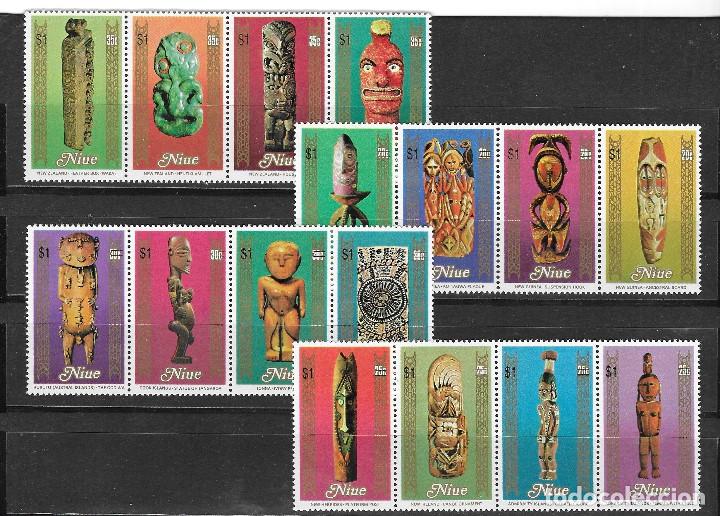 Stamps: NIEU N&ordm; 590 AL 605 (**)