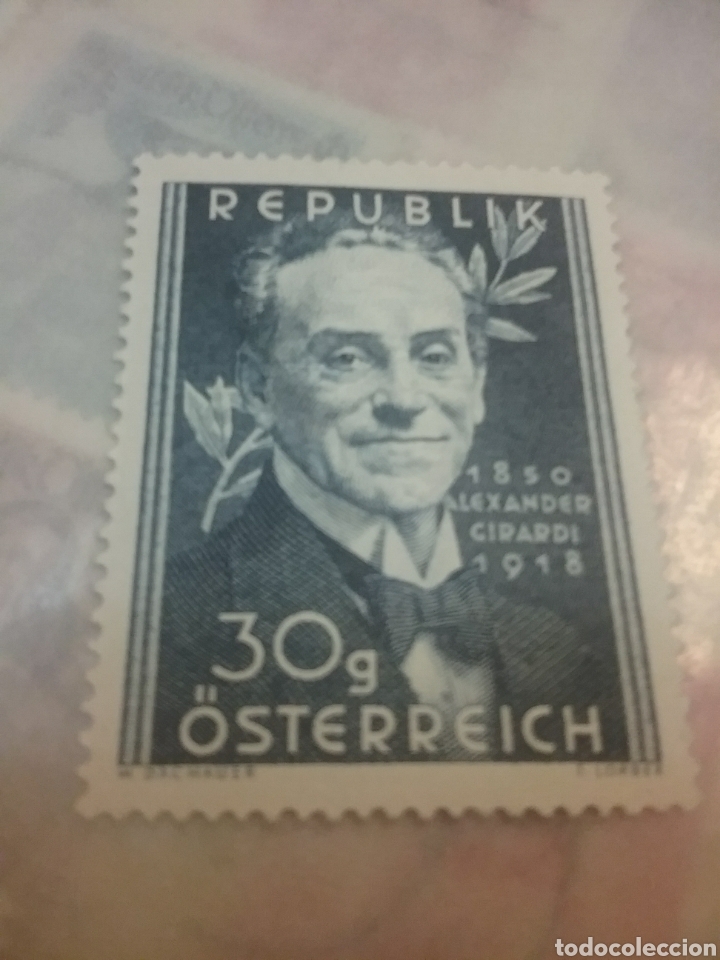 Timbres: Sellos Austria (Osterreich) nuevos/1950/100 Aniv/nacimi/Alexander Girardi/gente/famoso/arte/actor/ci