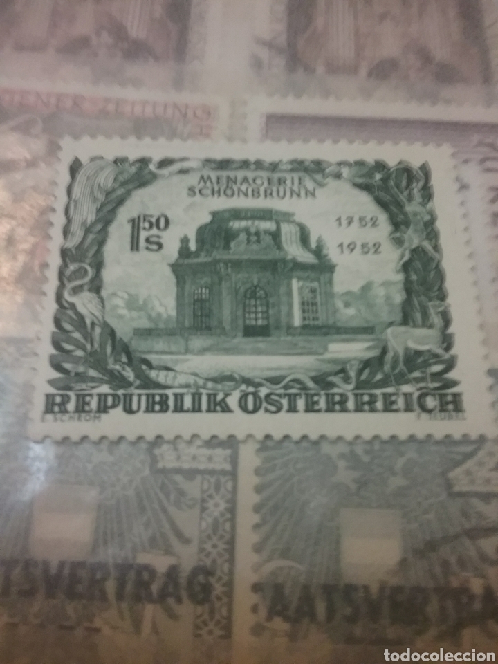 Timbres: Sellos Austria (Osterreich) nuevos/1952/200 Aniv. Zoo/animales/arquitectura/edificios/fauna//