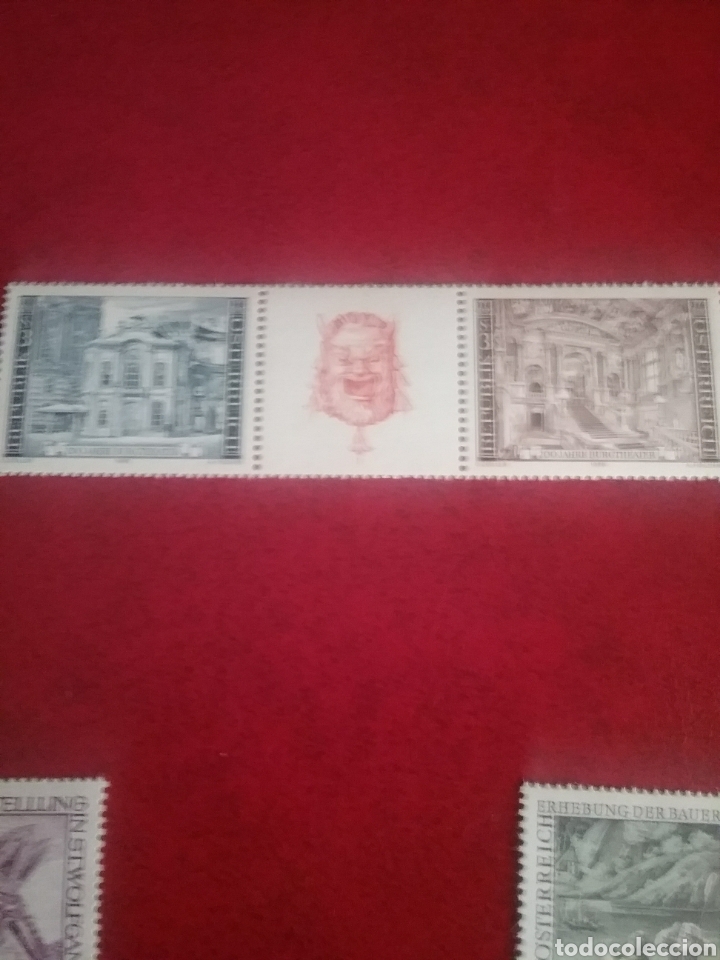 Timbres: Sellos Austria (Osterreich) nuevos/1976/200 Aniv. Teatro/mascara/arte/arquitectura/edificios/escultu