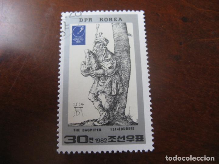 Sellos: corea del norte 1982, obra de a.durero - Foto 1