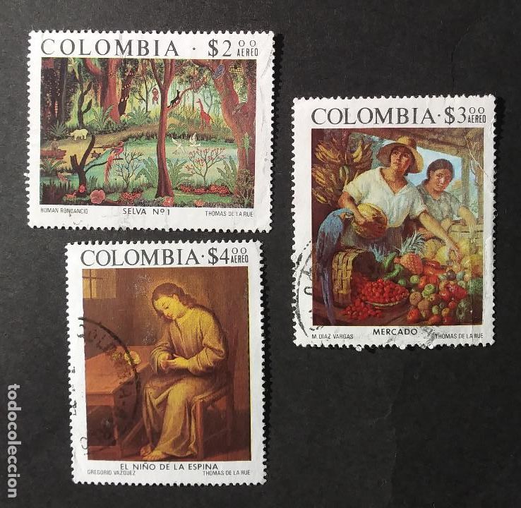 Sellos: 1975 Colombia Pinturas - Foto 1