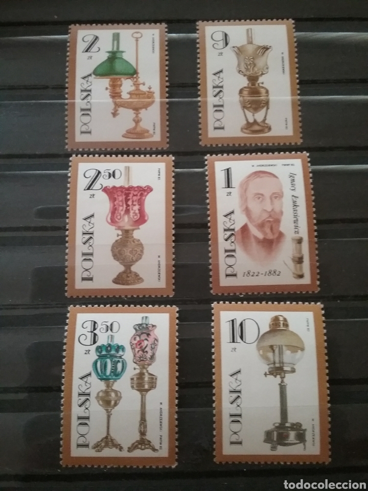 Briefmarken: Sellos R. Polonia (Polska) nuevos/1982/Candelabro/Lamparas/Artesania/Personajes famosos/Aniv