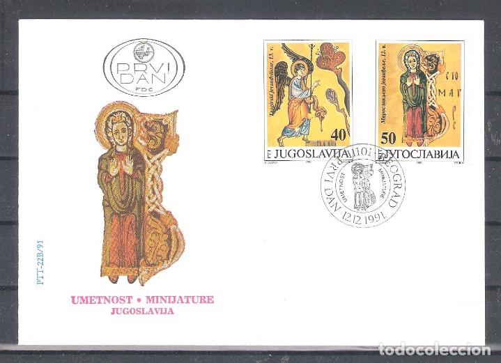 Briefmarken: YUGOSLAVIA n&ordm; 2380/81 en S.P.D. Arte. Miniaturas