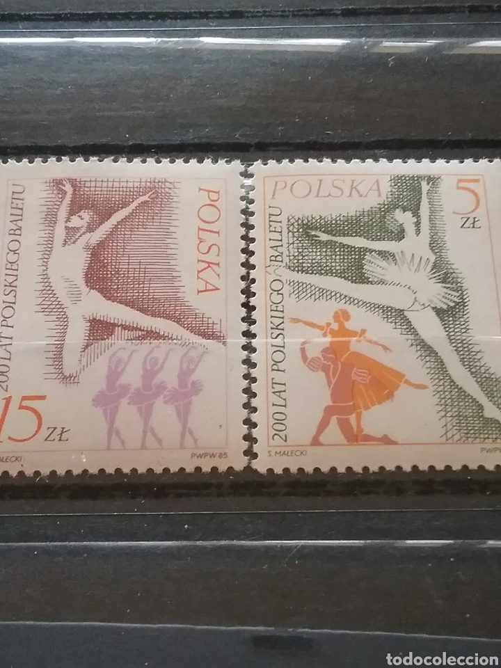 Briefmarken: Sellos R. Polonia (Polska) nuevos/1985/Ballet/nacional/Danza/Arte/Bailarines/cultura/gente/
