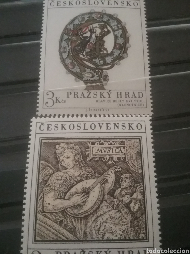 Briefmarken: Sellos R. Checoslovaquia nuevos/1971/pintura/arte/cuadro/alegoria/musca/baston/arte/artesania/obras