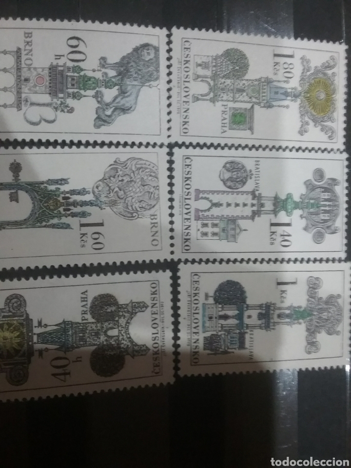 Briefmarken: Sellos R. Checoslovaquia nuevos/1970/Emblemas/mansiones/arte/arquitectura/animales/heraldico/leon