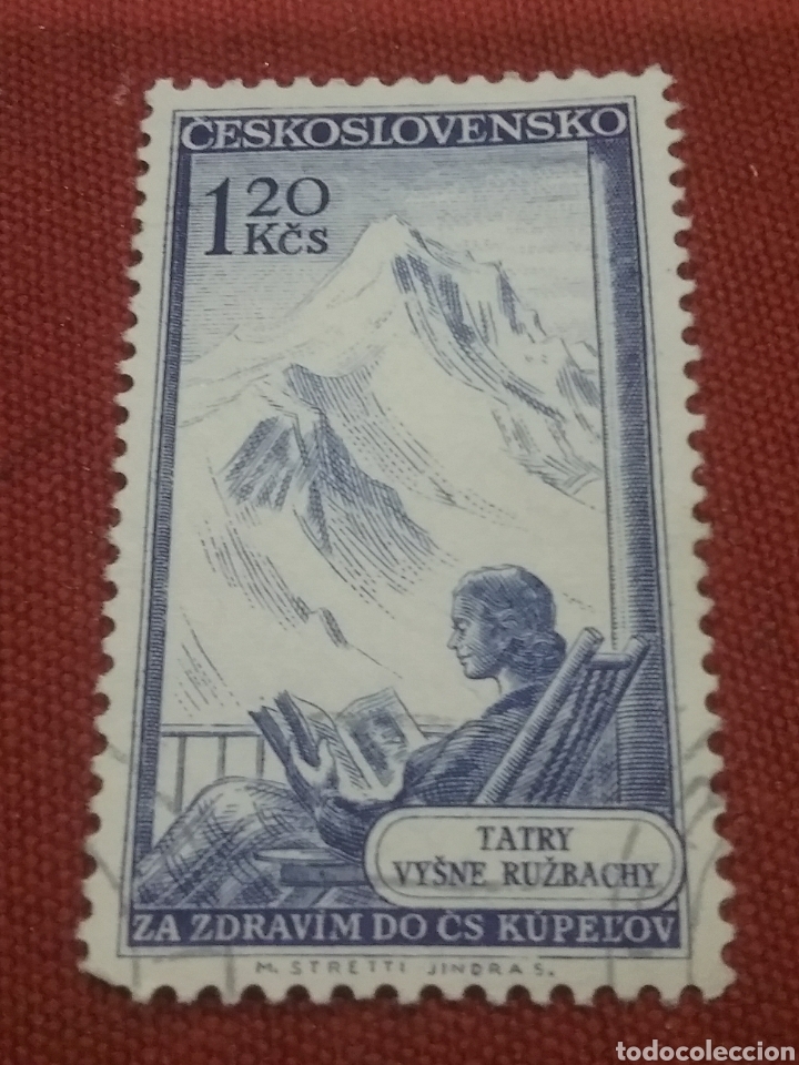 Stamps: Sellos R. Checoslovaquia mtdos/1956/Spas/ocio/libro/monta&ntilde;a/paisaje/naturaleza/cultura/turismo