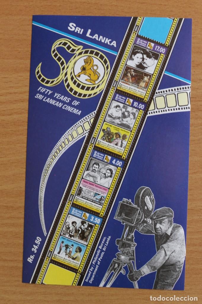 Stamps: 50 A&Ntilde;OS DE CINE EN SRI LANKA 1998, Sellos/Filatelia