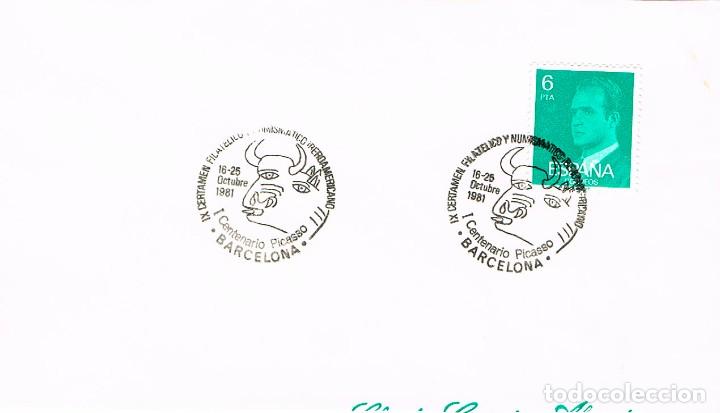 Sellos: A&Ntilde;O 1981, CENTENARIO DE PICASSO, EL GUERNICA (B), FRONTAL - Foto 1