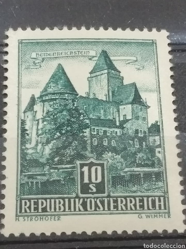 Stamps: Sellos Austria (Osterreich) nuevos/1957/castillo/paisaje/monumento/arte/arquitectura/fortaleza/jardi
