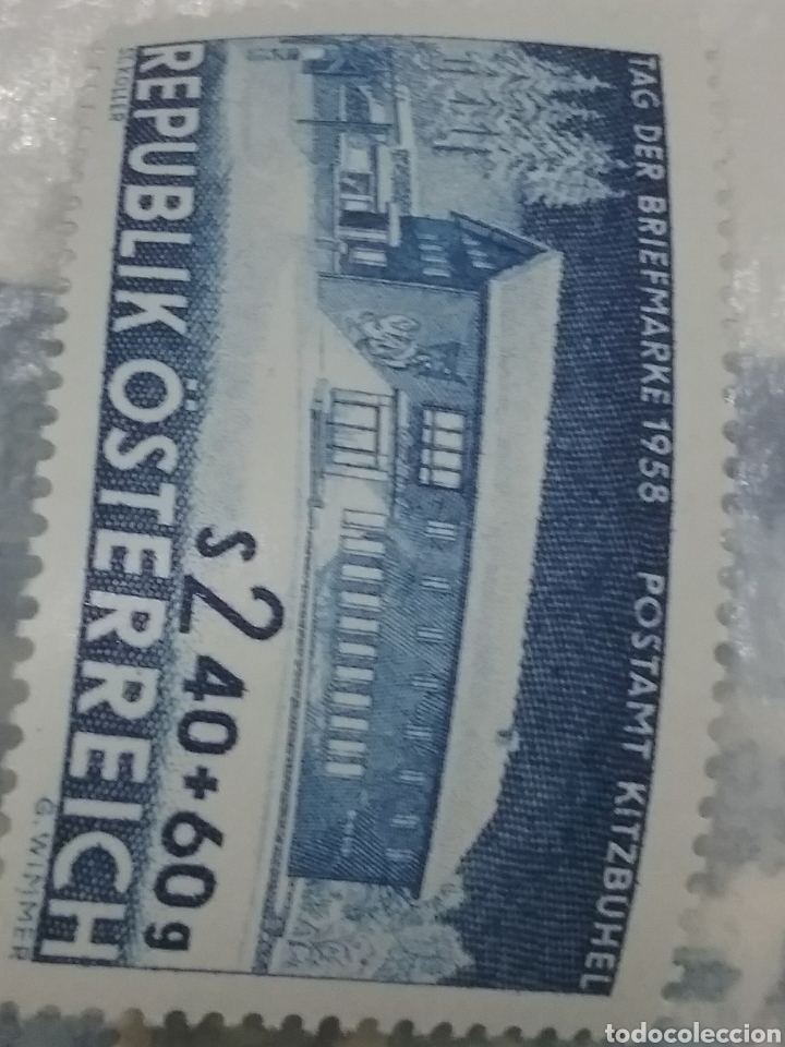 Stamps: Sellos Austria (Osterreich) nuevo/1958/dia/sello/albergue/arte/arquitectura/bosque/naturaleza/nieve/