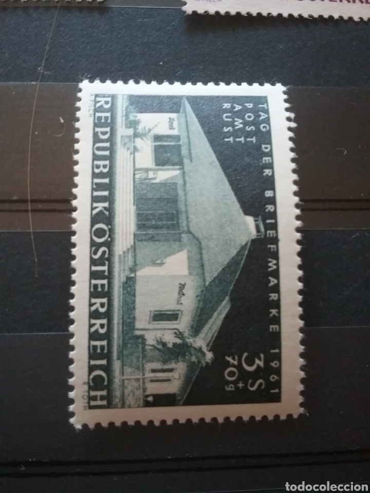 Stamps: Sellos Austria (Osterreich) nuevo/1961/dia/sello/edificio/arte/arquitectura/albergue/casa/jardin/flo