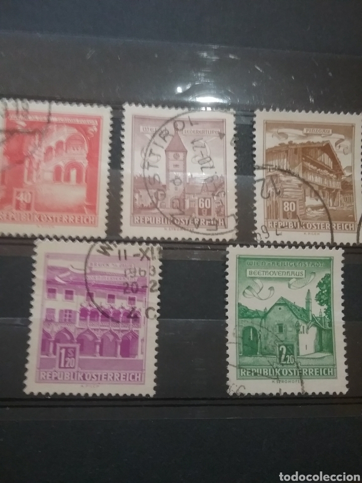 Stamps: Sellos Austria (Osterreich) mtdos/1962/edificios/arquitectura/arte/casas/estructuras/paisajes/monum