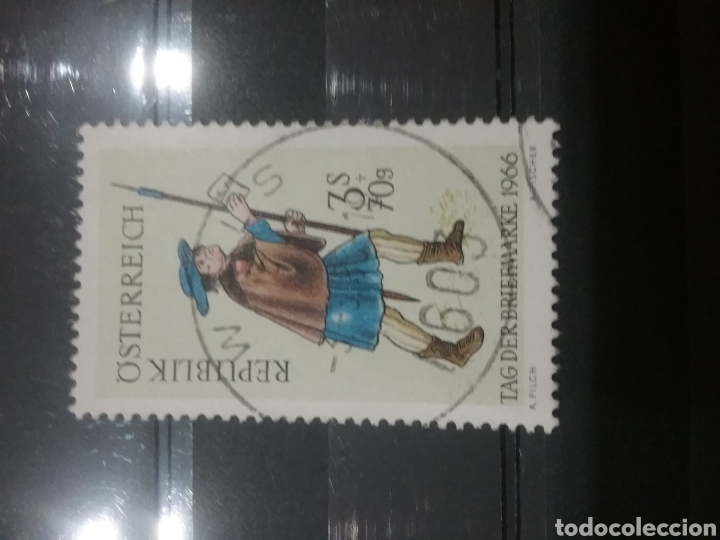 Stamps: Sellos Austria (Osterreich) mtdos/1966/dia/sello/uniforme/lanza/armas/cartero/sobre/carta/coreeos/