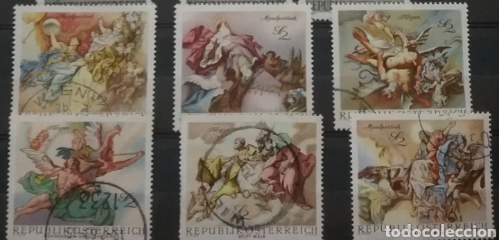 Stamps: Sellos Austria (Osterreich) nuevos/1968/Frescos/barrocos/iglesia/religion/angeles/creacion/arte/cree