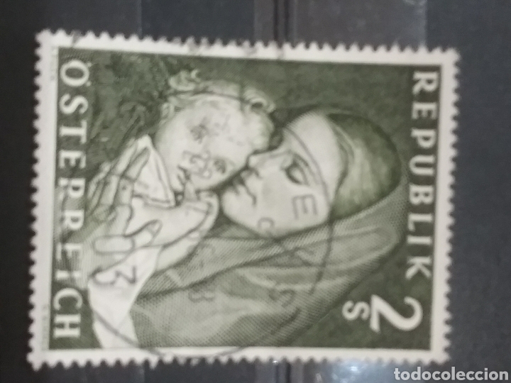 Stamps: Sellos Austria (Osterreich) mtdos/1968/dia/madre/familia/gente/hijo/cuadro/pinturas
