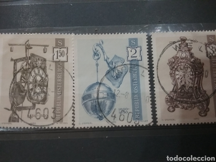 Stamps: Sellos Austria (Osterreich) nuevos/1970/Arte/artesano/artesania/relojes/antiguos/tesoros/