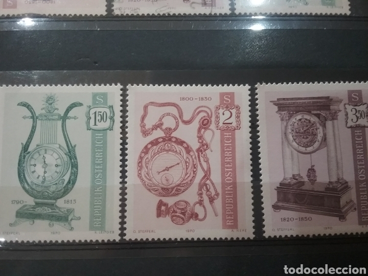 Briefmarken: Sellos Austria (Osterreich) nuevos/1970/Arte/artesano/artesania/relojes/antiguos/tesoros/