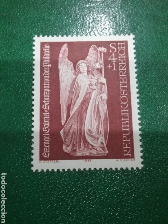 Briefmarken: Sellos Austria (Osterreich) nuevos/1973/dia/sello/arte/escuctura/angel/religion/artesania/creencias/