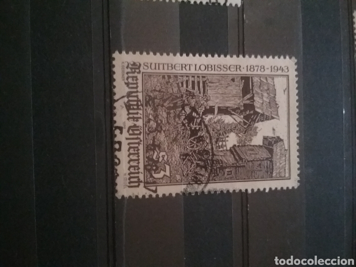 Briefmarken: Sellos Austria (Osterreich) mtdos/1978/100Aniv/nacto/Suitbert/Lobisser/pintor/arte/artista/casas/car