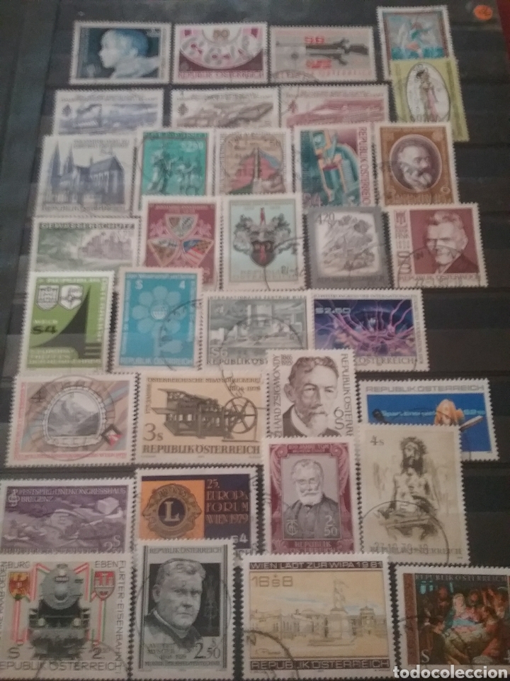 Briefmarken: Sellos Austria (Osterreich) mtdos/1979/A&ntilde;o completo/re&ntilde;igion/arte/arquitectura/trenes/transporte/imp