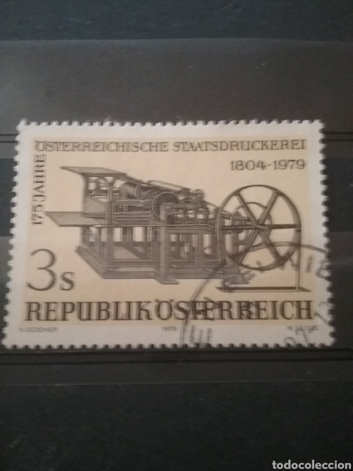 Briefmarken: Sellos Austria (Osterreich) mtdos/1979/175Aniv/imprenta/texto/cultura/escritura/impresion/desarrollo