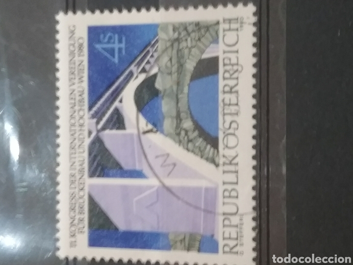 Selos: Sellos Austria (Osterreich) mtdos/1980/11Congreso/arte/arquitectura/puentes/edificios/construccion/
