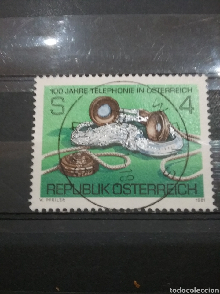Selos: Sellos Austria (Osterreich) mtdos/1981/100Aniv/telegrafo/comunicaciones/telefono//