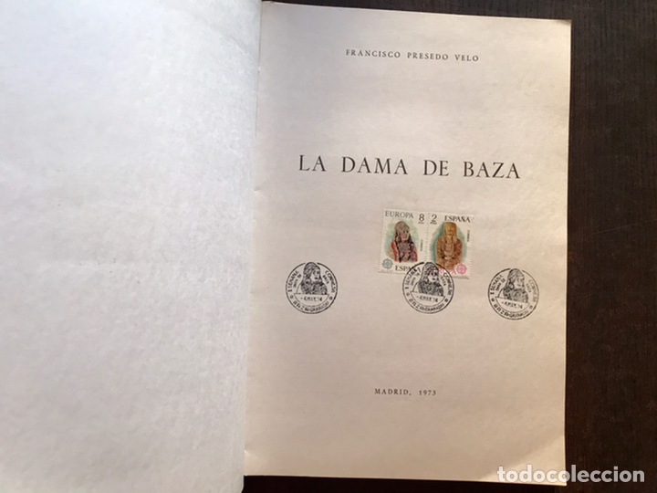 Selos: La dama de Baza. Con matasellos singular conmemorativo. 4 de mayo 74.
