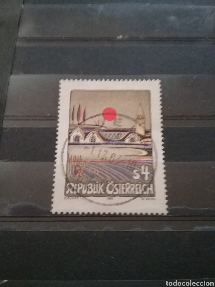 Stamps: Sellos Austria (Osterreich) mtdos/1983/arte/moderno/pintura/cuadro/aldea/casas/pueblo/paisaje/