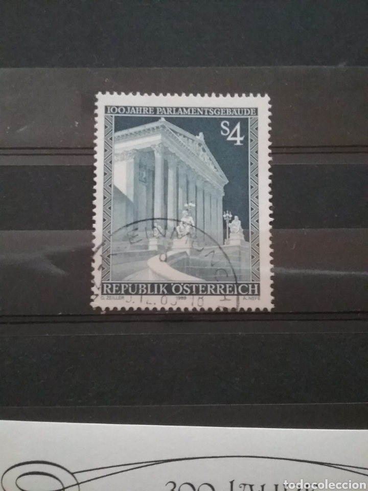 Stamps: Sellos Austria (Osterreich) mtdos/1983/100Aniv/parlamento/edificio/gubernamental/arte/arquitectura/e
