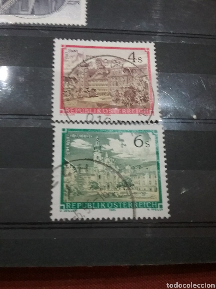 Timbres: Sellos Austria (Osterreich) mtdos/1984/abadias/monasterios/adeficio/relogion/arte/arquitectura/3seri