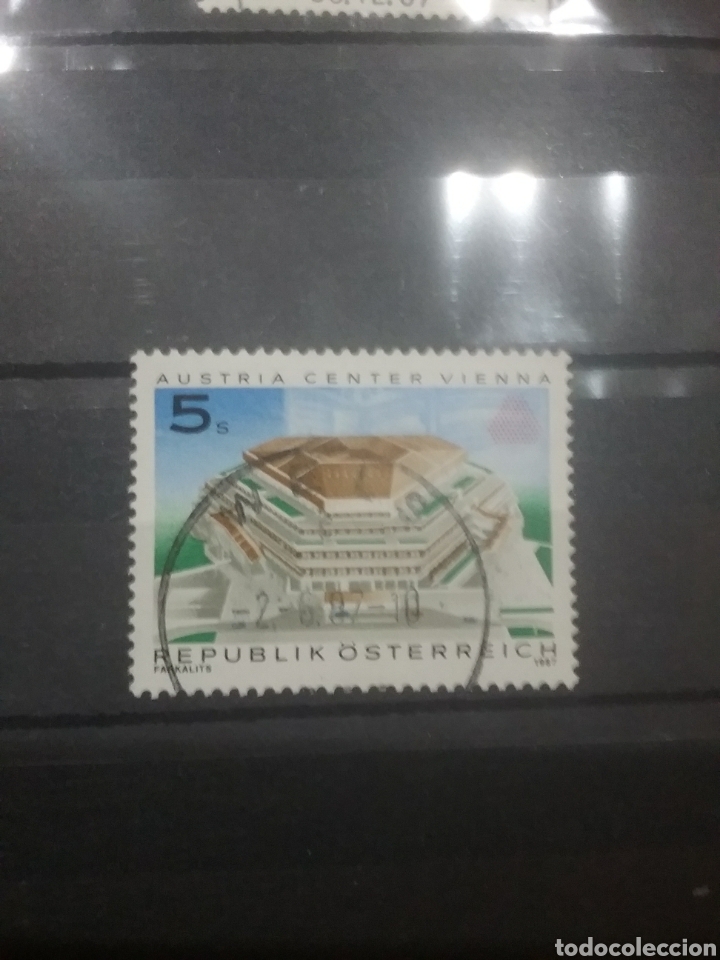 Selos: Sellos Austria (Osterreich) mtdos/1987/arquitectura/inauguracion/center/arte/edificio/gubernamental/