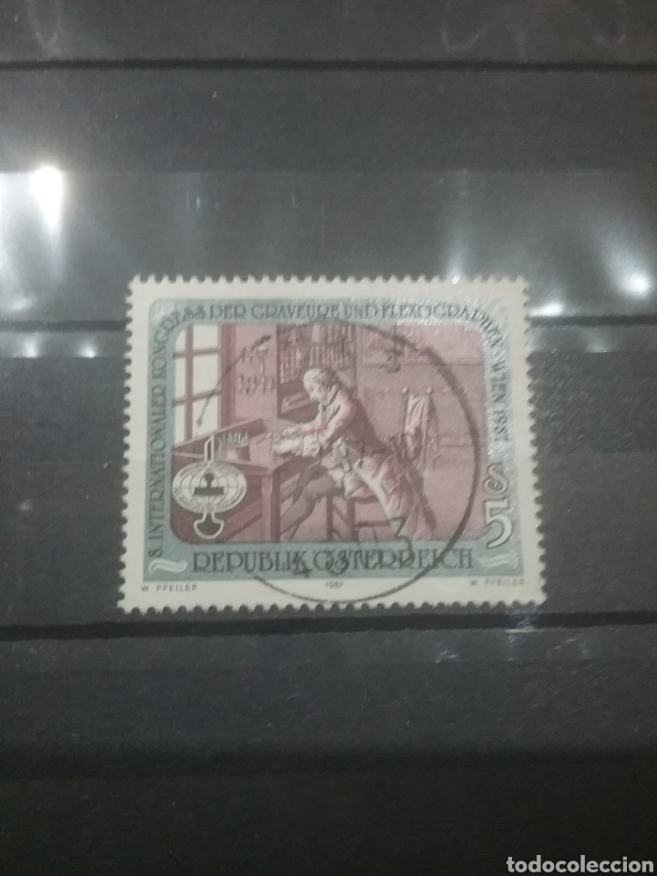 Selos: Sellos Austria (Osterreich) mtdos/1987/convencion/grabados/flexografos/arte/artistas/pinturas/cuadro