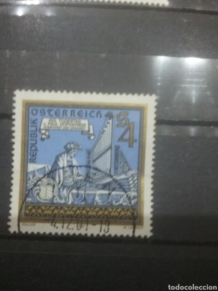 Briefmarken: Sellos Austria (Osterreich) mtdos/1987/Paul/Hofhaymer/organista/instrumentos/musica/organo/arte