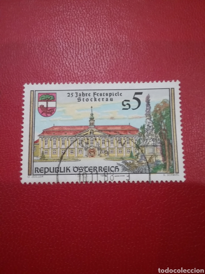 Selos: Sellos Austria (Osterreich) mtdos/1988/25Aniv/exposicion/edificio/gubernamental/arte/arquitectura/es