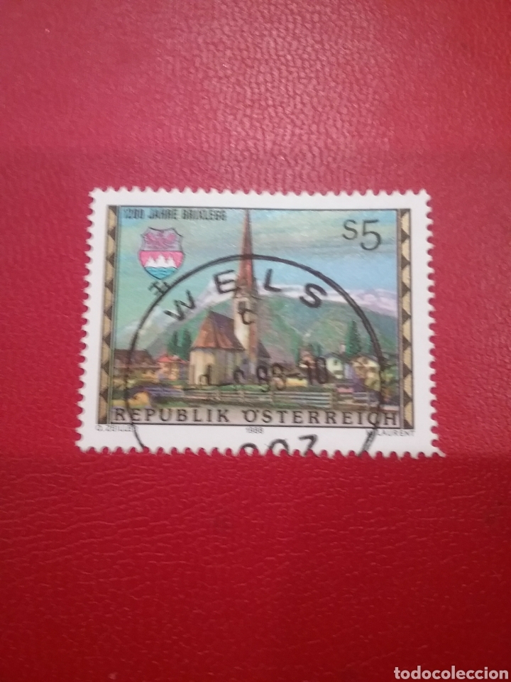 Selos: Sellos Austria (Osterreich) mtdos/1988/1200Aniv/aldea/ciudad/arte/arquitectura/catedral/torre/paisaj