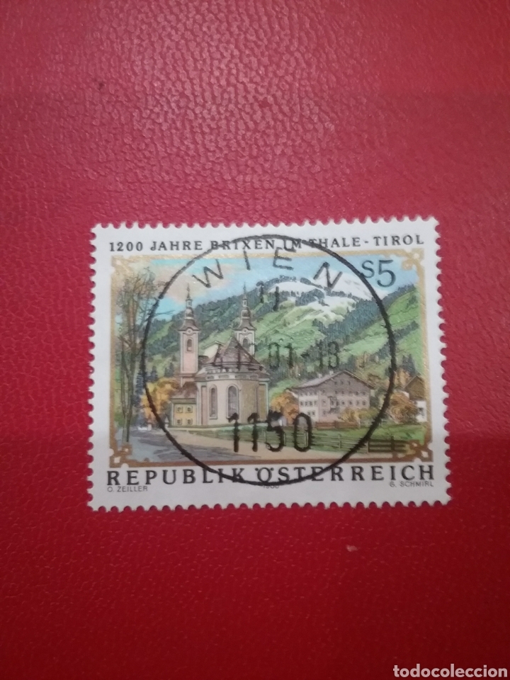 Selos: Sellos Austria (Osterreich) mtdos/1988/1200Aniv/aldea/ciudad/arte/arquitectura/catedral/torre/paisaj