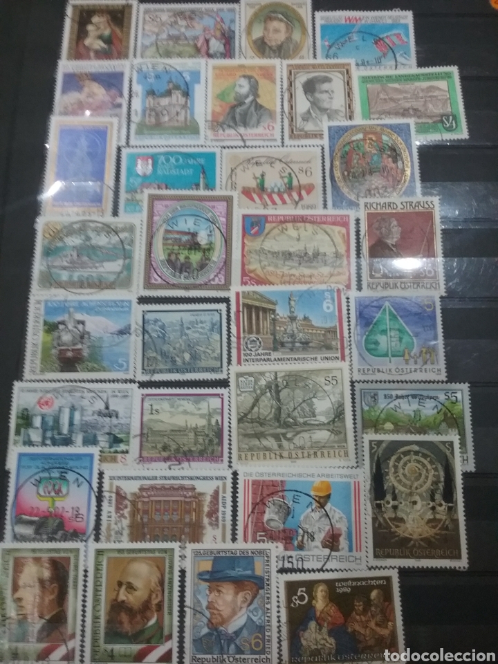 Stamps: Sellos Austria (Osterreich) mtdos/1989/A&ntilde;o completo/religion/arte/arquitectura/naturaleza/barcos/tra
