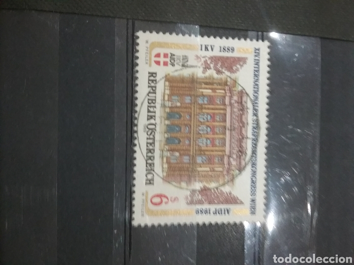 Stamps: Sellos Austria (Osterreich) mtdos/1989/14Aniv/derecho/penal/arte/edificio/arquitectura/arte/arbol/gu