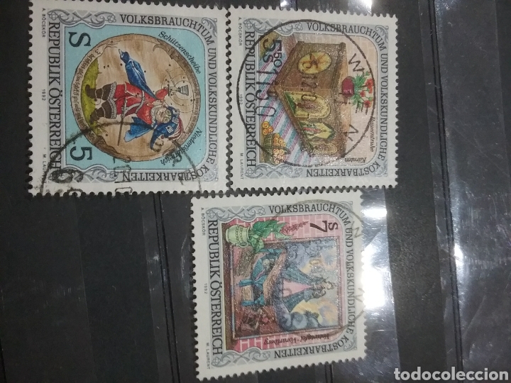 Stamps: Sellos Austria (Osterreich) mtdos/1992/constumbre/folklore/juegos/tesoros/bahul/flores/flora/arte/vi