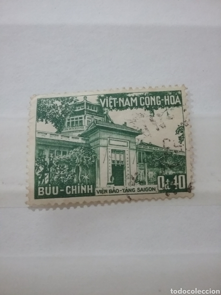 Briefmarken: Sellos Vietnam Sur mtdos/usados/1959/Saigon/museo/nacional/arte/arquitectura/jardines/historia/natur