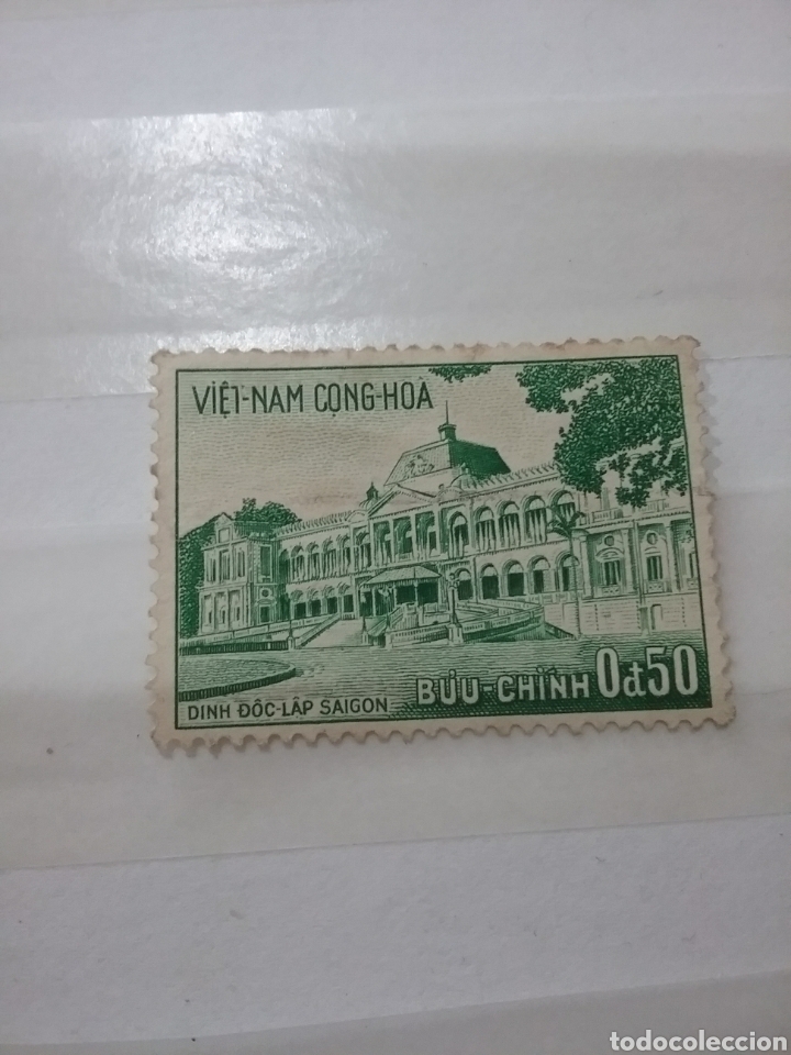 Briefmarken: Sellos Vietnam Sur mtdos/usados/1959/palacio/independencia/arte/fauna/arquitectura//